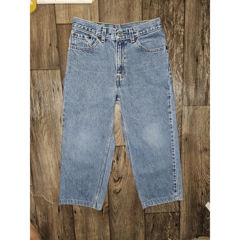 Levis 550 Relaxed Fit Womens Jeans Size 14 Regular Blue Denim Made In Guatemala